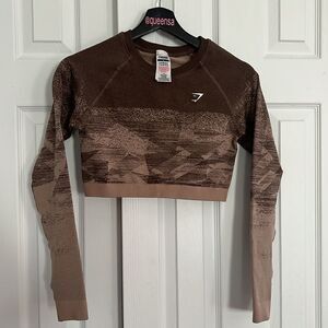 Gymshark Adapt Ombre Crop Top Size M